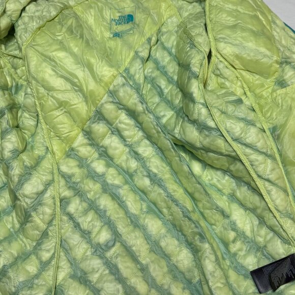 The North Face Women’s ThermoBall Jacket Teal Medium Insulated Lightweight - Picture 5 of 12